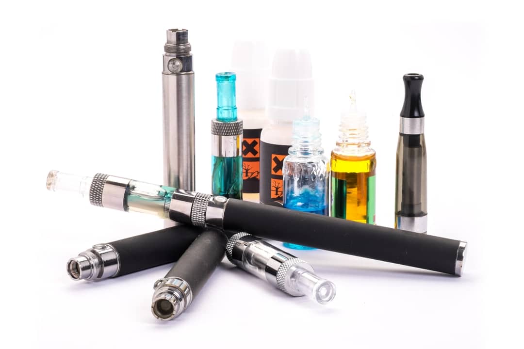 Assortment of vaping products