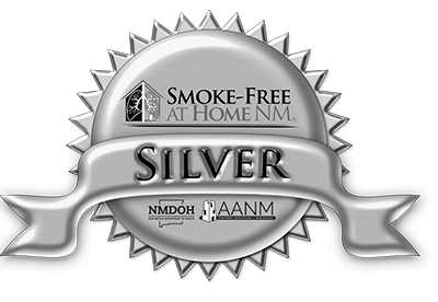 Silver Medal smoke-free, vape-free
